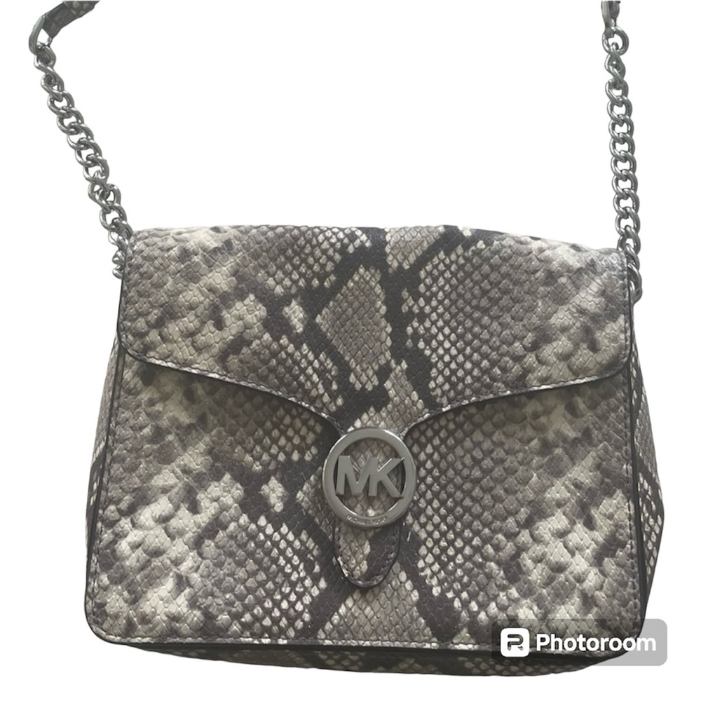 Michael Kors Python Print Crossbody Bag - image 1